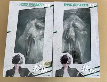 WIND BREAKER 문구 카페 사쿠라 하루카 피규어 깃발 한정판