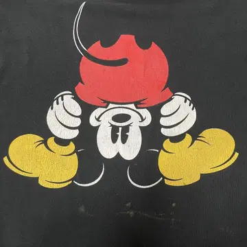 90s 미키t 몰래 보는 미키 빈티지t 사이즈감 페이드 분위기
