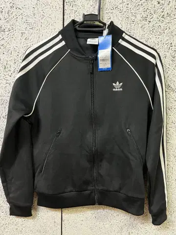 adidas 블랙 저지 CE2392 트랙 재킷