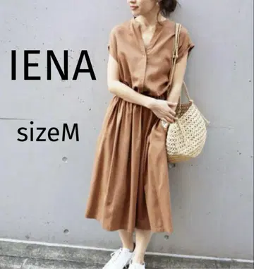 새상품급 IENA 이에나 스키퍼 원피스 카멜 브라운 계열 sizeM