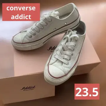 Addict x Converse 화이트 스니커즈