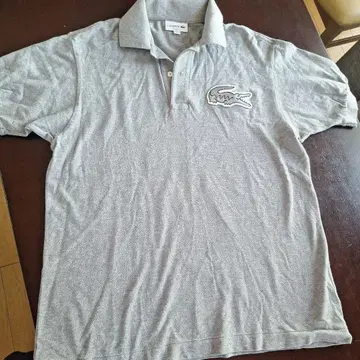 LACOSTE 그레이 피케 셔츠