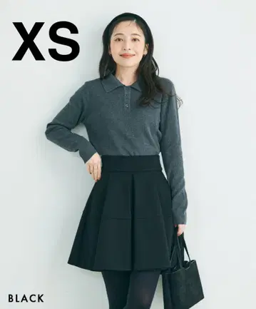 베이스먼트 온라인 하이웨스트 큐롯 XS 블랙