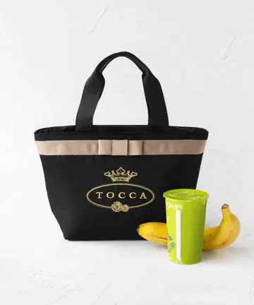 새상품 TOCCA 보냉 백 블랙 리본 에어컨 백