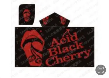 Acid Black Cherry 후드 부착 타월