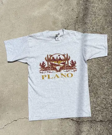 00s PLANO 그레이 티셔츠 Fruit of the Loom