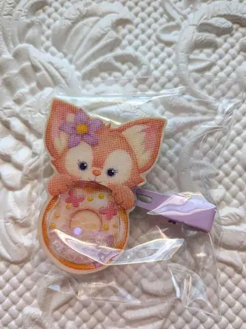새상품 헤어 클립 리나벨 필드위드조이 디즈니씨