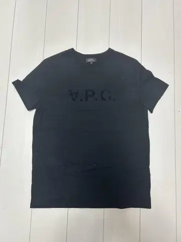 아페쎄 A.P.C. 블랙 티셔츠 M 블랙 컬러 남성용
