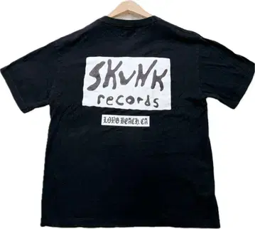 SKUNK records 티셔츠 블랙 컬러