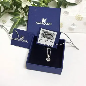 미사용 SWAROVSKI 스와로브스키 목걸이 크리스탈 원형