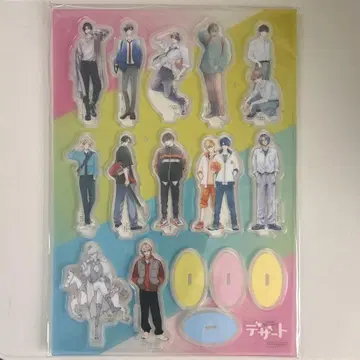 디저트 국보급 잘생긴 남자 페어 아크릴 스탠드