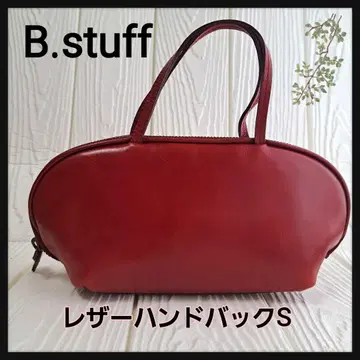 B.stuff 가죽 핸드백 레드