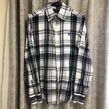 Ralph Lauren 체크 무늬 긴팔 셔츠 S