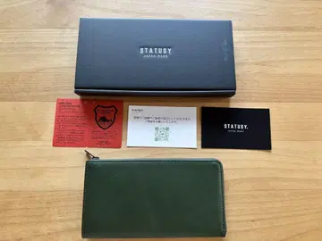 STATUSY [ il modo Air ] 장지갑 그린 오른손잡이