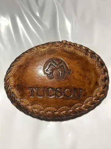 빈티지 TUCSON 투손 웨스턴 가죽 버클
