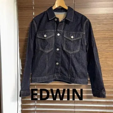 EDWIN 다크 데님 데님 자켓