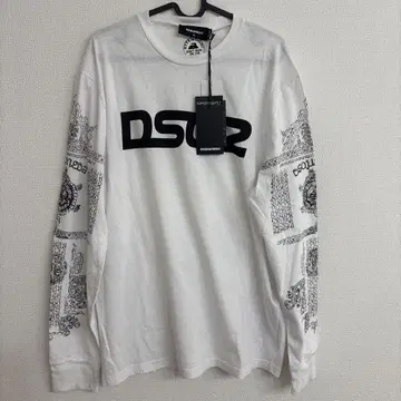 XL 화이트 DSQUARED2 티셔츠 롱T