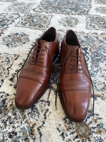MEERMIN 브라운 레이스업 슈즈