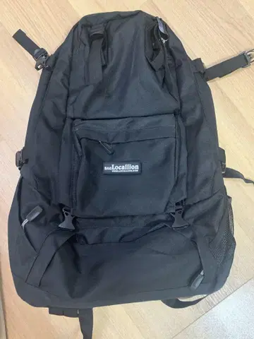 Localition 블랙 백팩 40l