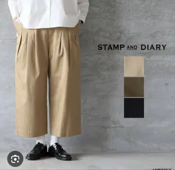 STAMP AND DIARY 가바 팬츠
