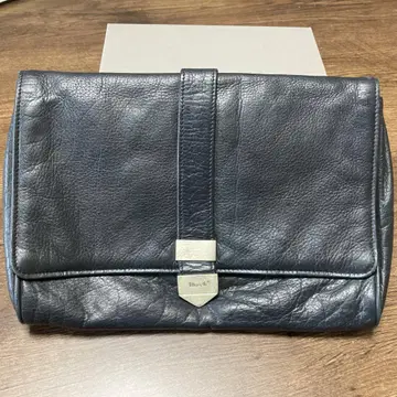 가죽 클러치백 블랙