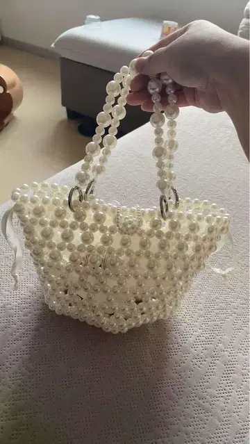 펄 비즈 토트백