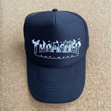 THRASHER ANTI HERO 콜라보 캡 블랙