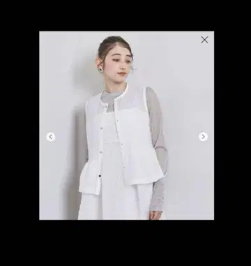 UNITEDARROWS 에어리 자카드 베스트