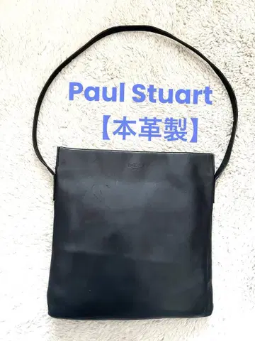 Paul Stuart 소가죽 블랙 토트백