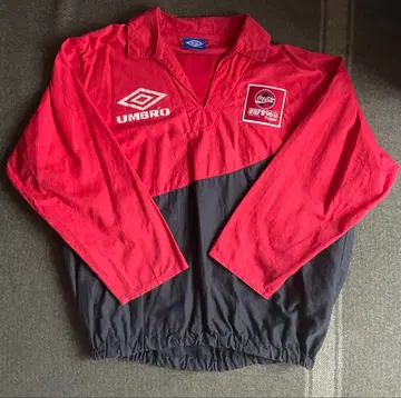 90년대 EURO 96 Unbro 드릴 탑 풀오버 코카콜라