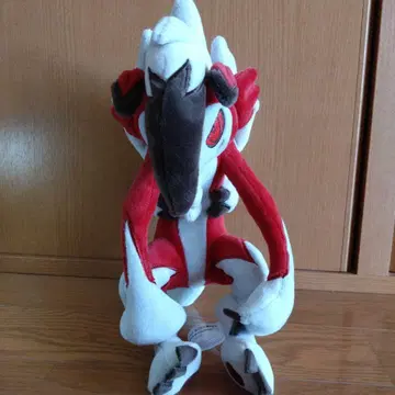 빨간색 포켓몬 루가루간(밤의 모습) 봉제 인형 약 25cm