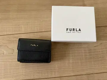 FURLA 블랙 3단 폴더형 지갑