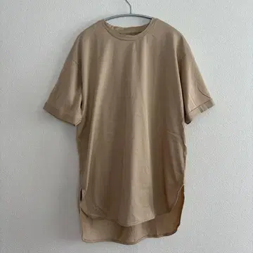 제이프레디 메이드 베이지 튜닉 반팔