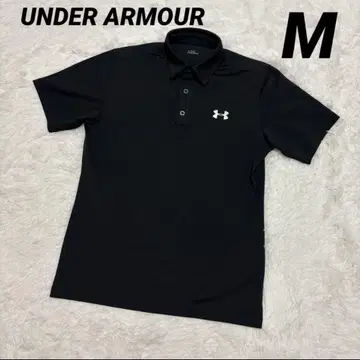 [ 새상품급 ] UNDER ARMOUR 언더아머 반팔 피케 셔츠 M 블랙