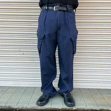 귀한 빅 사이즈 영국군 실물 로얄 네이비 카고 팬츠 해군