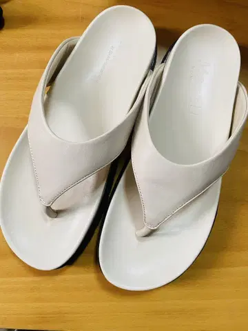 mazell 플립플랍 아이보리 24.0