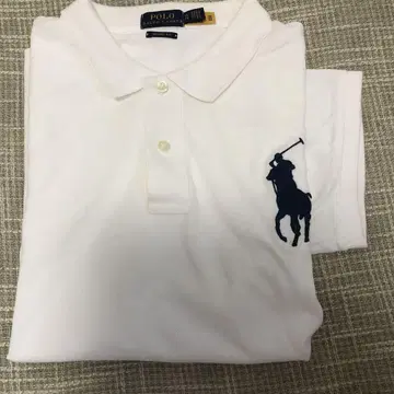 폴로 랄프 로렌 화이트 피케 셔츠 XL 새상품