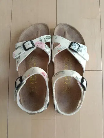 버켄스탁 Papillio 꽃무늬 샌들 24, 5cm