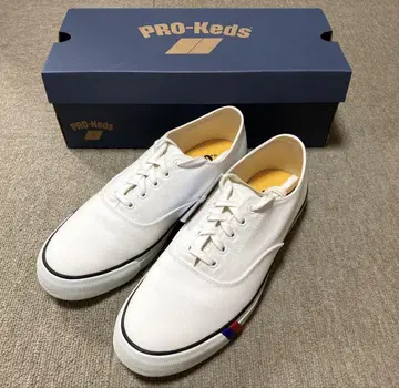 PRO KEDS 캔버스 데크 신발 26.5 화이트 탑사이다