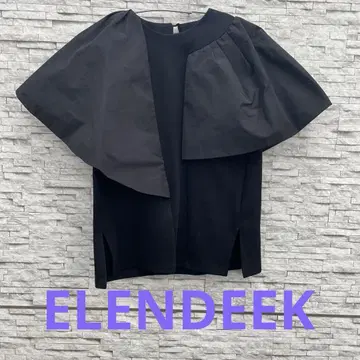 새상품! ELENDEEK 플레어 슬리브 블랙