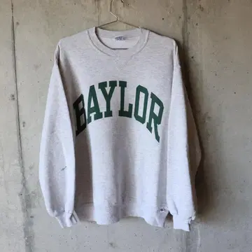 90s russel BAYLOR 그레이 맨투맨 칼리지