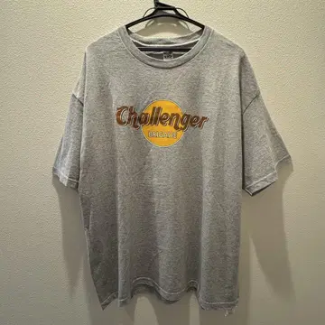 CHALLENGER / MUD LOGO TEE -Ash Gray- /XL