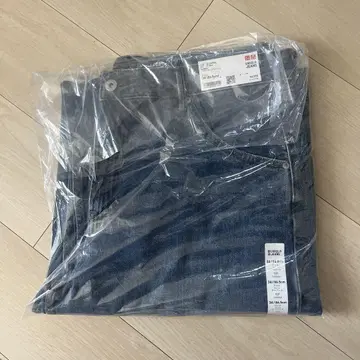 유니클로 배기 커브 청바지 34