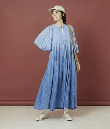 Freada/프리다 인도 라메 그라데이션 원피스