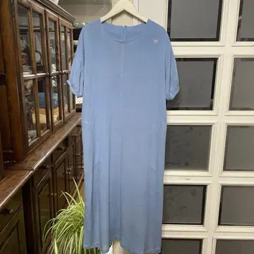 다이쇼 로망 명주 크레이프 원단 원피스