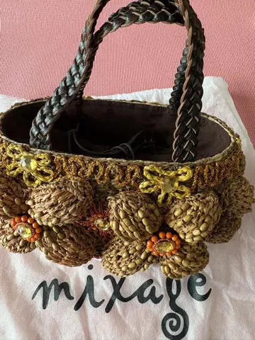 mixage 꽃 모티브 바스켓백 by: jill