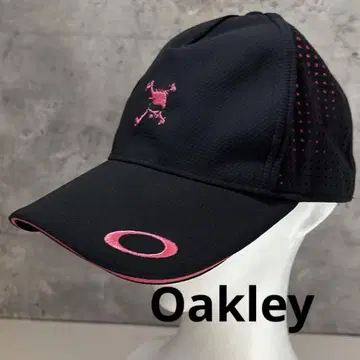 Oakley 블랙 핑크 캡 스컬 메쉬 캡 FIT
