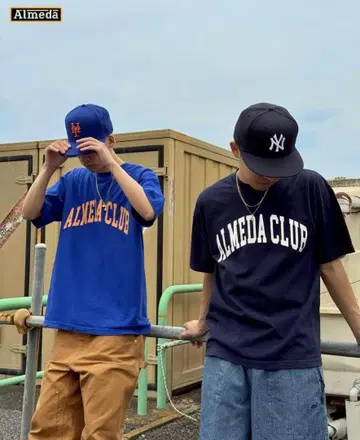 THE ALMEDA CLUB TEE XL 네이비
