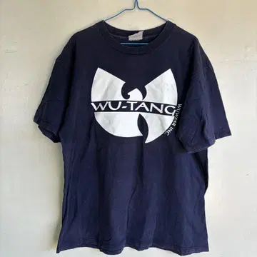 WU_TANG 빅 사이즈 T 밴 T 양면 프린트