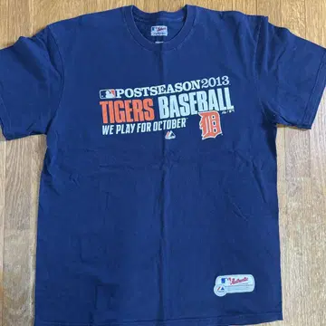 Tigers Baseball 2013 포스트 시즌 티셔츠 구제 의류